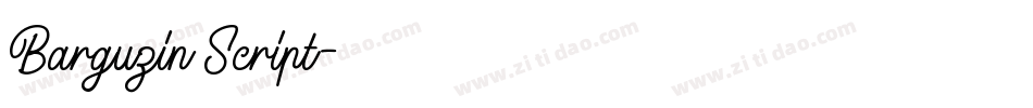 Barguzin Script字体转换